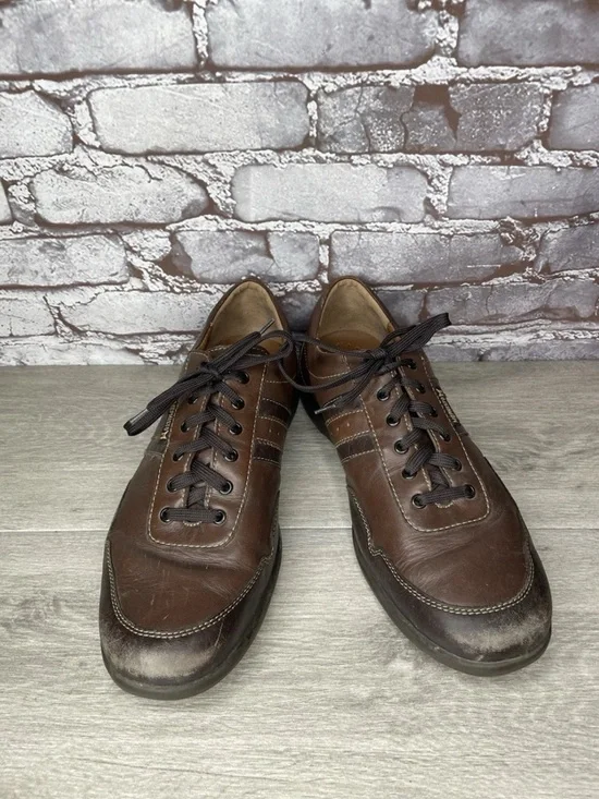 Mephisto Bonito Air-Jet Brown Leather Lace Up Walking Shoes Men’s sz 12M US/45EU - Picture 3 of 14